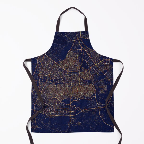 Item preview, Gaziantep, Turkey Map - City At Night designed and sold by deMAP.