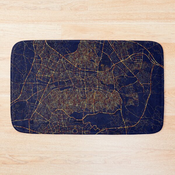 Item preview, Gaziantep, Turkey Map - City At Night designed and sold by deMAP.
