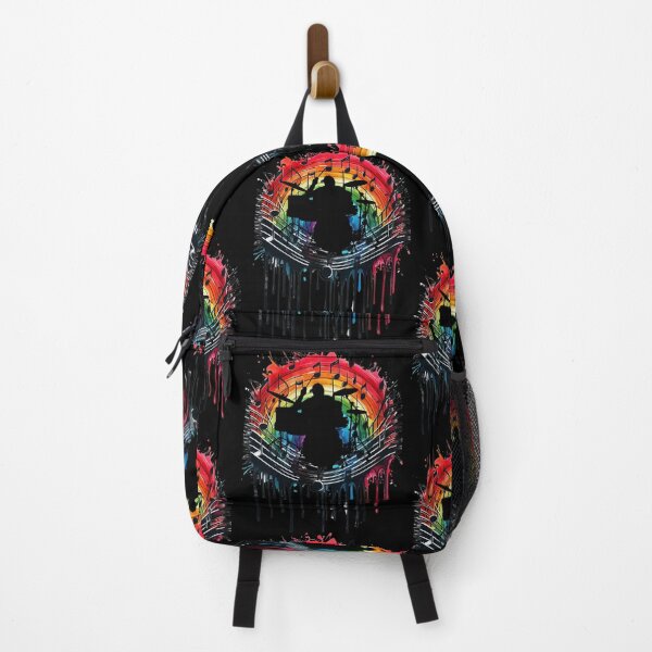 Item preview, Rock drummer in a burst of rainbow colors designed and sold by Szpaku desart .