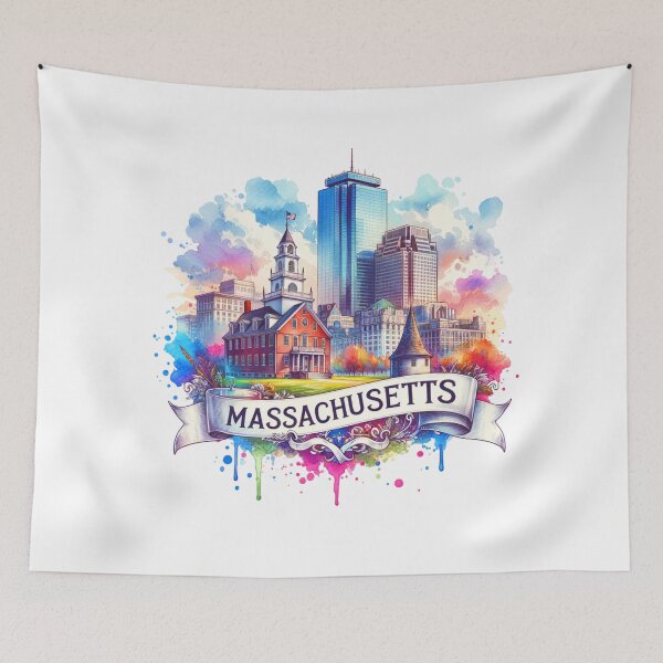 Item preview, I love Massachusetts designed and sold by BLUEFOX05.