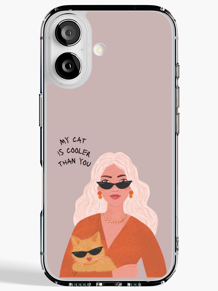 My Cat is Cooler Than You iPhone Case - Thumbnail 4