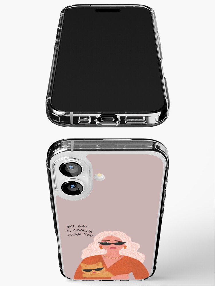 My Cat is Cooler Than You iPhone Case - Thumbnail 3