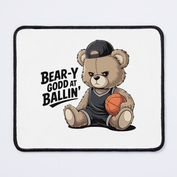 Item preview, Basketball Teddy Bear - Cute Sporty Bear in Cap  designed and sold by PhilllandArt.