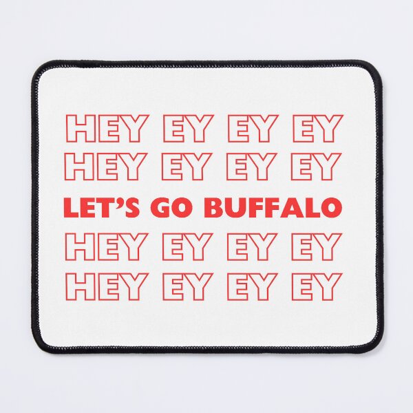 Item preview, Hey Ey Ey Ey Buffalo Bills Chant Print designed and sold by Button Craftworks.