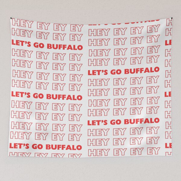 Item preview, Hey Ey Ey Ey Buffalo Bills Chant Print designed and sold by Button Craftworks.