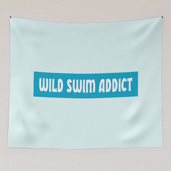 Item preview, Wild Swim Addict Cold Water Swimmer designed and sold by Jeallan Designs.