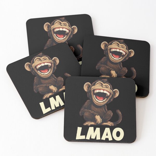 Item preview, Funny Meme - LMAO - Laughing Monkey  designed and sold by hamishby.