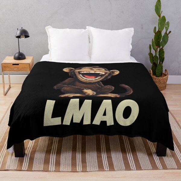 Item preview, Funny Meme - LMAO - Laughing Monkey  designed and sold by hamishby.