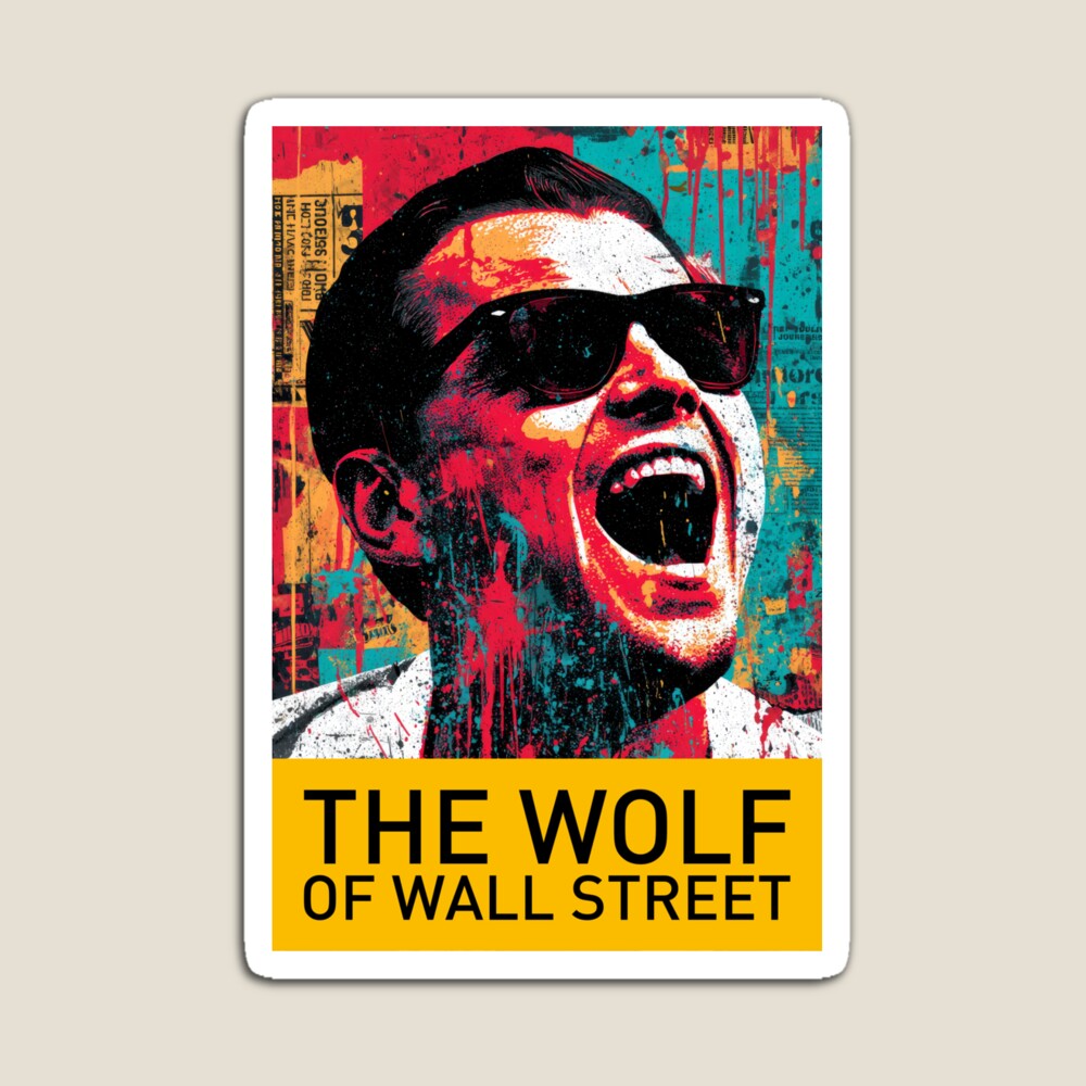 The Wolf of Wall Street – Pop Art Splash Poster