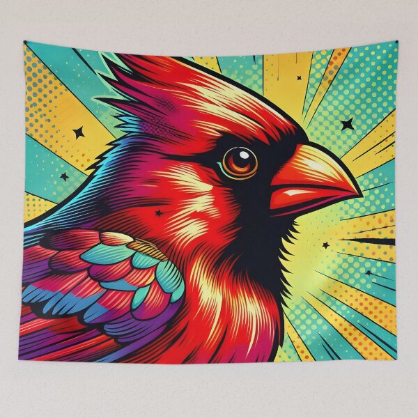 Item preview, Pop Art Cardinal Bird designed and sold by PandaTShirtShop.
