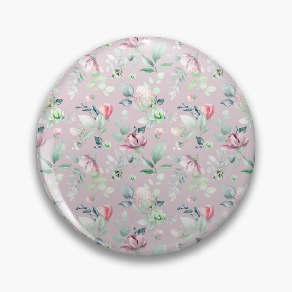 Item preview, Soft Watercolor Floral Pattern – Blush Pink & Green Botanical Design designed and sold by AlexeyevZurga.