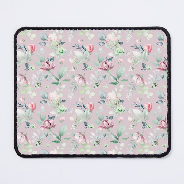 Item preview, Soft Watercolor Floral Pattern – Blush Pink & Green Botanical Design designed and sold by AlexeyevZurga.