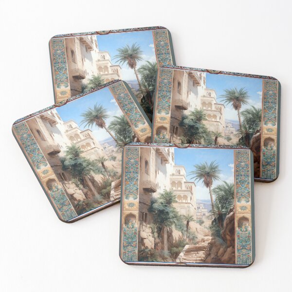 Item preview, Sunlit Steps of Desert Oasis designed and sold by djovan.