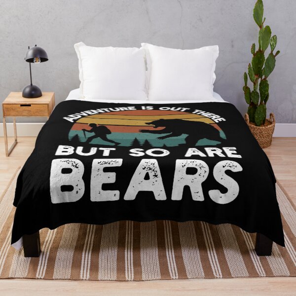 Item preview, Adventure Is Out There But So Are Bears Funny Hiking outdoor designed and sold by snowry.