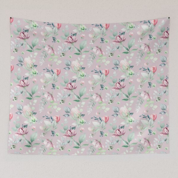 Item preview, Soft Watercolor Floral Pattern – Blush Pink & Green Botanical Design designed and sold by AlexeyevZurga.