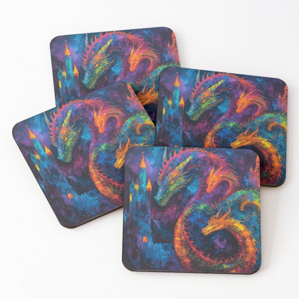 Item preview, Colorful Dragon Art designed and sold by TheDarkWardrobe.