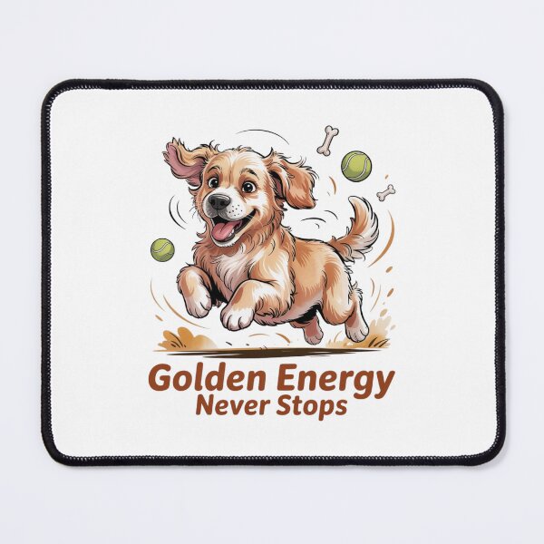 Item preview, Working-line Golden Retriever active lifestyle art designed and sold by teevoxx.