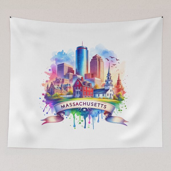 Item preview, I love Massachusetts designed and sold by BLUEFOX05.