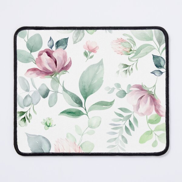 Item preview, Elegant Watercolor Floral Seamless Pattern with Pastel Blooms and Leaves designed and sold by AlexeyevZurga.