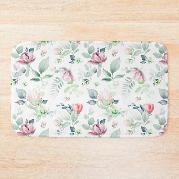 Item preview, Elegant Watercolor Floral Seamless Pattern with Pastel Blooms and Leaves designed and sold by AlexeyevZurga.