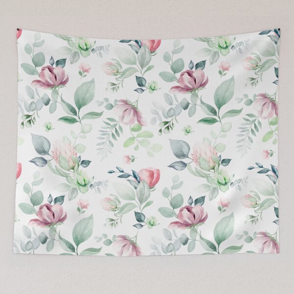 Item preview, Elegant Watercolor Floral Seamless Pattern with Pastel Blooms and Leaves designed and sold by AlexeyevZurga.