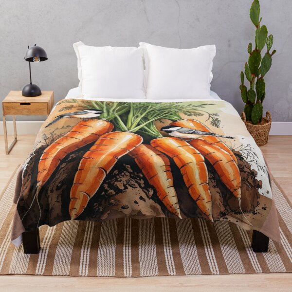 Item preview, Garden Companions – Chickadees & Carrots designed and sold by Deezyned.