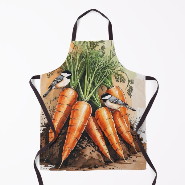 Item preview, Garden Companions – Chickadees & Carrots designed and sold by Deezyned.