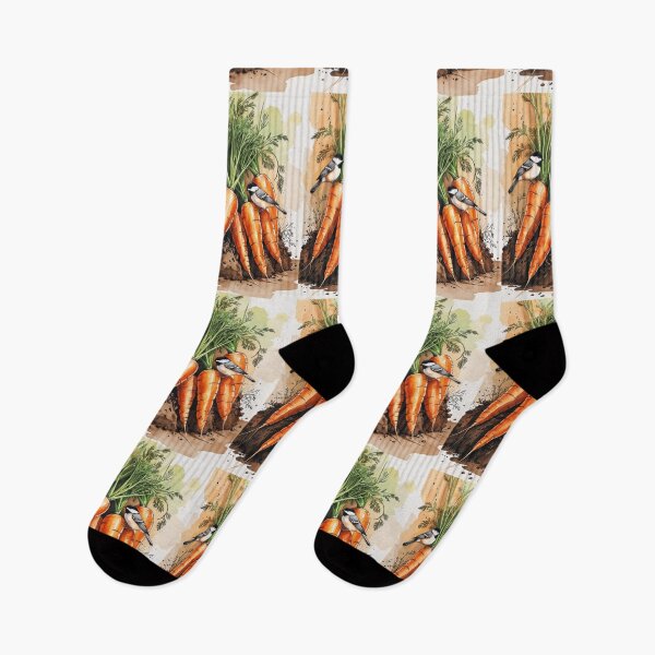 Item preview, Garden Companions – Chickadees & Carrots designed and sold by Deezyned.
