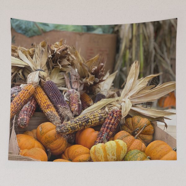 Item preview, Fall Colored Corn at Market designed and sold by Kandoart.