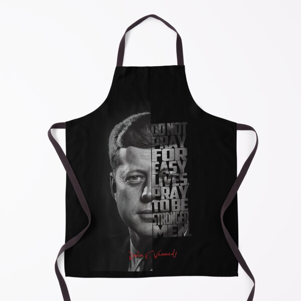 Item preview, John F. Kennedy Freedom Quote – Black and White Inspirational Portrait designed and sold by Enea Kelo.