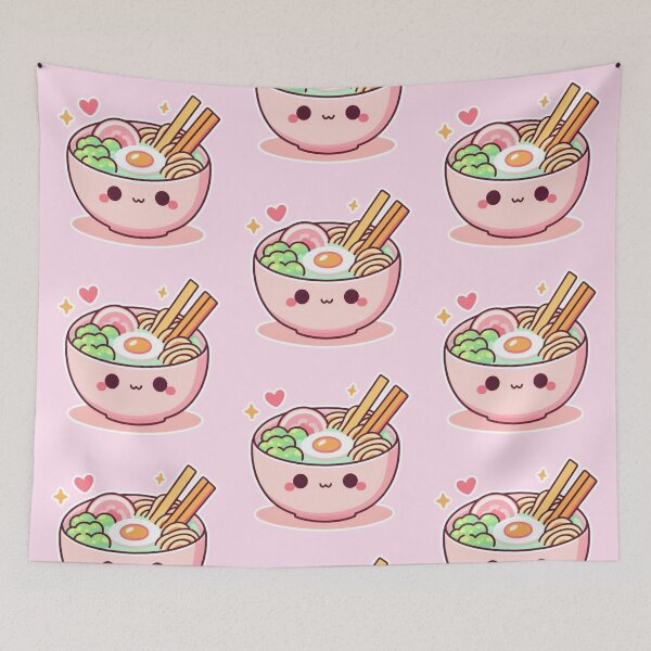 Item preview, Cute Kawaii Ramen Bowl – Adorable Anime Manga Noodle Lover Design designed and sold by Sugar Wisdom .