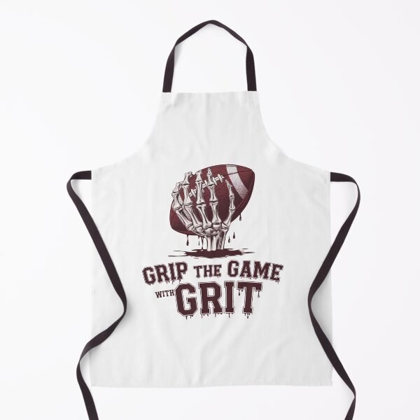 Item preview, Grip the Game with Grit - Skeleton Hand Football designed and sold by PhilllandArt.