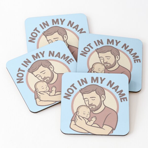 Item preview, Man Gently Holding Baby Peace Message designed and sold by Woop Woop .
