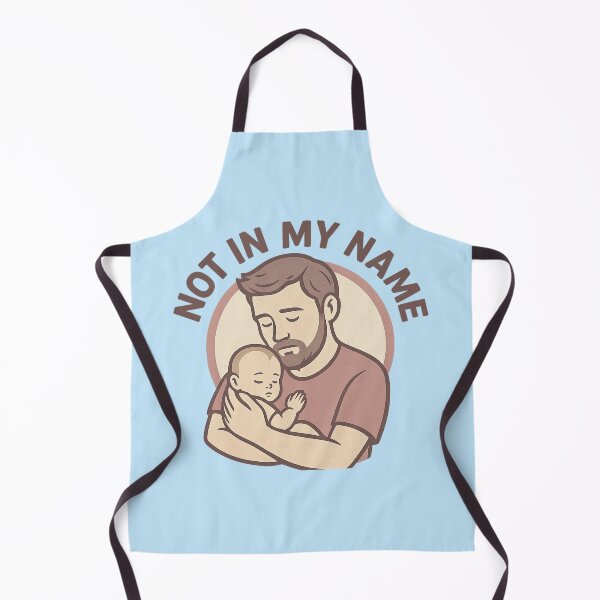 Item preview, Man Gently Holding Baby Peace Message designed and sold by Woop Woop .