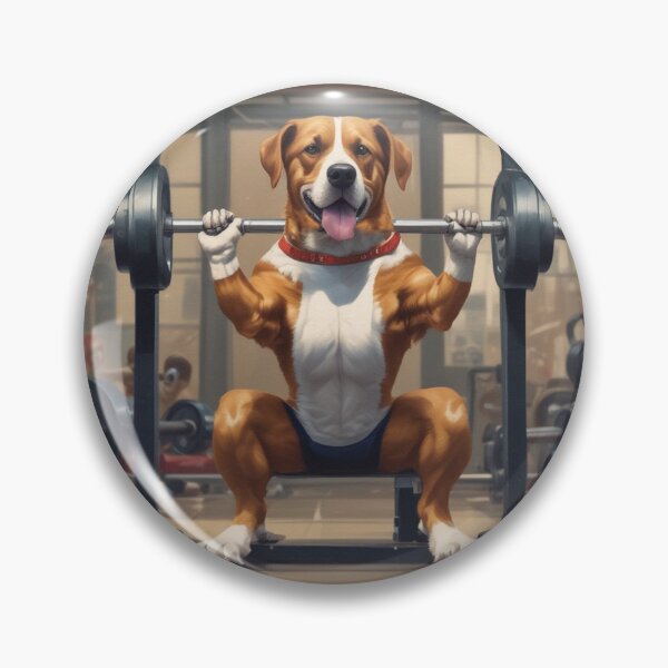 Item preview, Gym Dog designed and sold by SERTASTIC3D.
