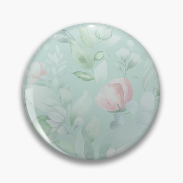 Item preview, Pastel Watercolor Flower Pattern with Greenery for Fabric, Wallpaper & Stationery designed and sold by AlexeyevZurga.