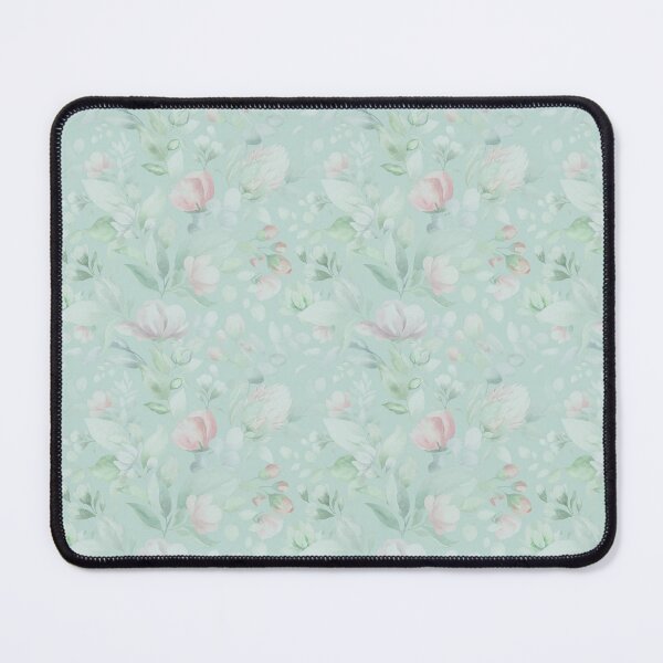 Item preview, Pastel Watercolor Flower Pattern with Greenery for Fabric, Wallpaper & Stationery designed and sold by AlexeyevZurga.