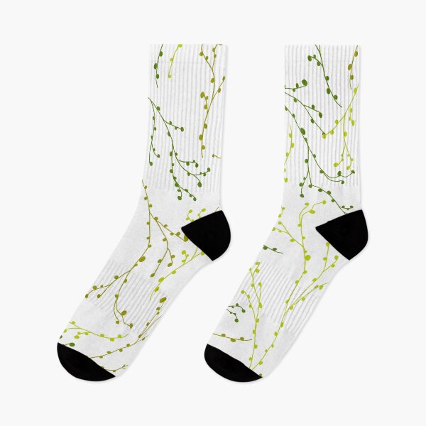 Item preview, Green Botanical Branches Pattern designed and sold by AlisaArtDecor.
