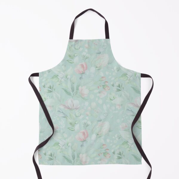 Item preview, Pastel Watercolor Flower Pattern with Greenery for Fabric, Wallpaper & Stationery designed and sold by AlexeyevZurga.