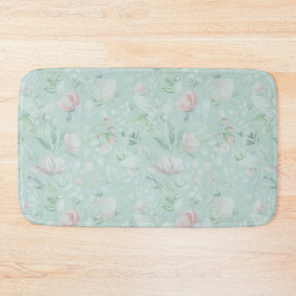 Item preview, Pastel Watercolor Flower Pattern with Greenery for Fabric, Wallpaper & Stationery designed and sold by AlexeyevZurga.