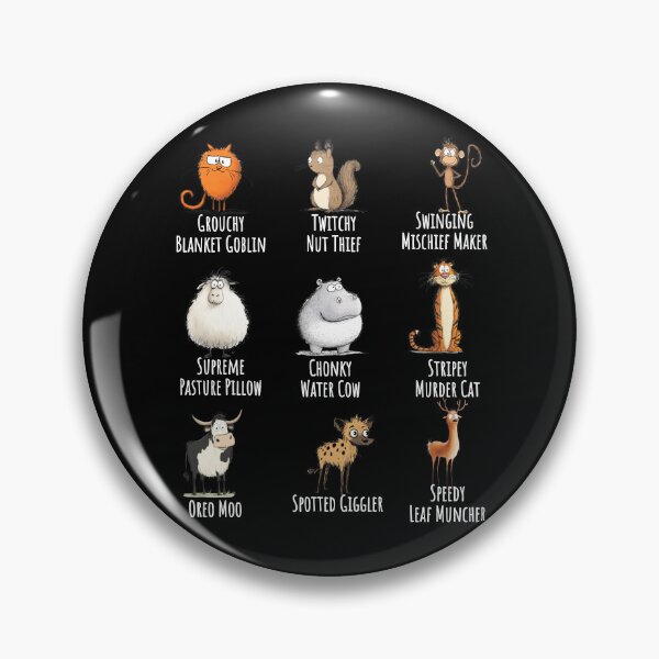 Item preview, Personality Disorders of the Animal Kingdom - Mischief Makers - White Text designed and sold by FaeryNuff.