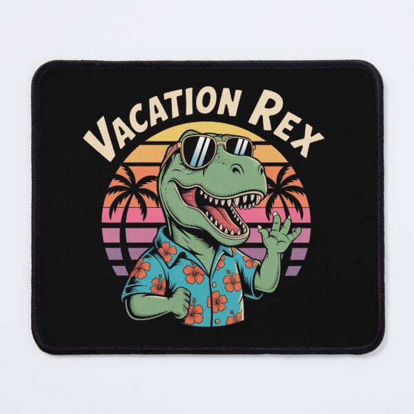 Item preview, Vacation T-Rex in Hawaiian Shirt – Dinosaur Beach Vibes designed and sold by teevoxx.