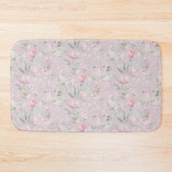 Item preview, Romantic Watercolor Floral Background with Pastel Blooms and Leaves designed and sold by AlexeyevZurga.