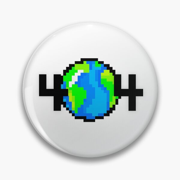 Item preview, 404 Error Pixel Art – Digital Planet Illustration designed and sold by liloandart.