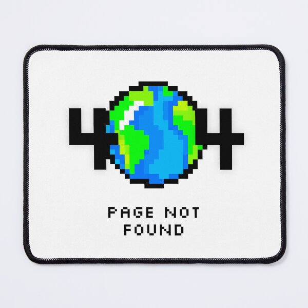 Item preview, 404 Error Pixel Art – Digital Planet Illustration designed and sold by liloandart.