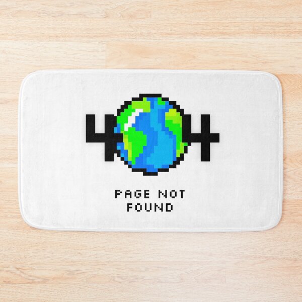 Item preview, 404 Error Pixel Art – Digital Planet Illustration designed and sold by liloandart.