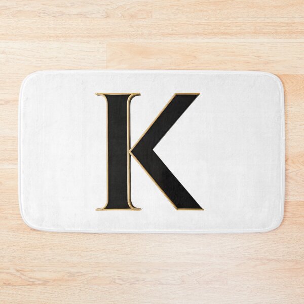 Item preview,  Letter K – Gold & Black Elegance designed and sold by RAKO13.