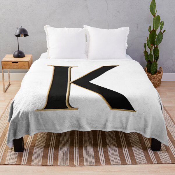 Item preview, Letter K – Gold & Black Elegance designed and sold by RAKO13.