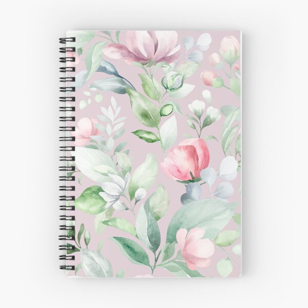 Item preview, Soft Watercolor Botanical Pattern with Pastel Flowers and Greenery designed and sold by AlexeyevZurga.
