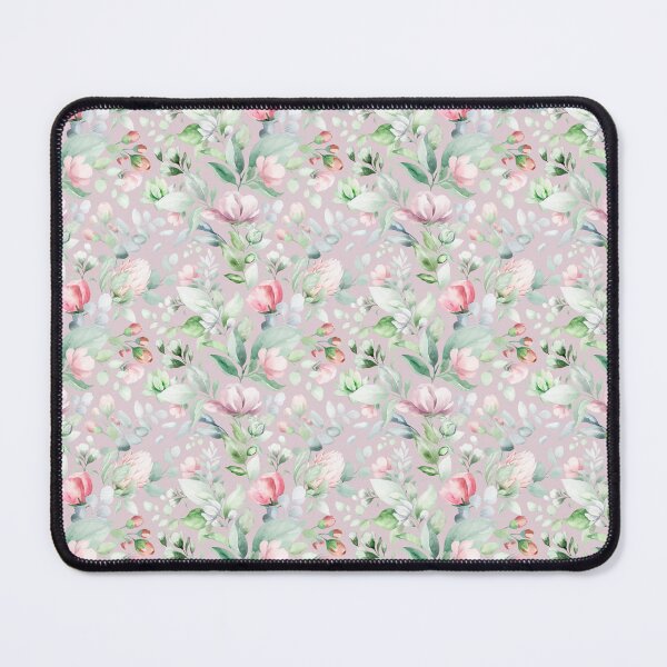 Item preview, Soft Watercolor Botanical Pattern with Pastel Flowers and Greenery designed and sold by AlexeyevZurga.
